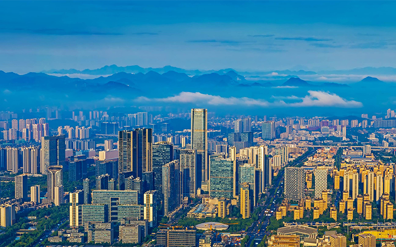 余杭城区风景。余杭区委宣传部供图